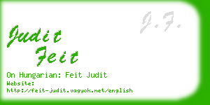 judit feit business card